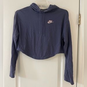 Nike cropped hoodie